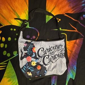 Women's Black and Gray Shoulder Bag